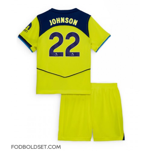 Tottenham Hotspur Brennan Johnson #22 Tredje trøje Børn 2025-26 Kortærmet (+ Korte bukser)